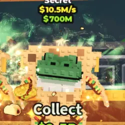 Quesadilla Crocodilla with Taco Trait (Секретный персонаж) — Roblox, лот №239561