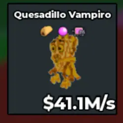 Quesadillo Vampiro 41.1 M s - Gold Mutation @sheweiszx (Сек… — Roblox, лот №239567