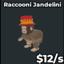 Raccooni Jandelini - 325 (Обычный персонаж) — Roblox, лот №239553