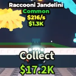 Raccooni Jandelini 216 s Cyber (Обычный персонаж) — Roblox, лот №239556