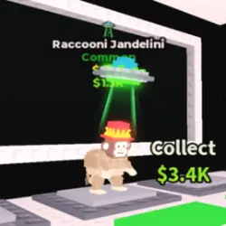 Raccooni Jandelini 36 s (Обычный персонаж) — Roblox, лот №239557