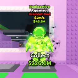 Radioactive Aquanaut 2 M s (Brainrot God персонаж) — Roblox, лот №239596