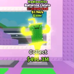 Radioactive Ballerino Lololo 1.7 M s (Brainrot God персонаж) — Roblox, лот №239601