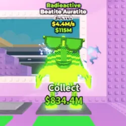 Radioactive Boatito Auratito 4.4 M s (Секретный персонаж) — Roblox, лот №239606