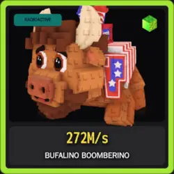 Radioactive Bufalino Boomberino 272M s (Секретный персонаж) — Roblox, лот №239614