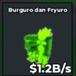 Radioactive Burguro and Fryuro $1.2B s (Секретный персонаж) — Roblox, лот №239619