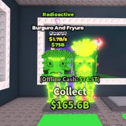 Radioactive Burguro and Fryuro 1.7B s (Секретный персонаж) — Roblox, лот №239632