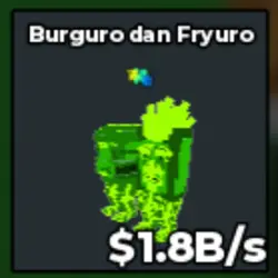 Radioactive Burguro And Fryuro 1.8B s mag9 (Секретный персо… — Roblox, лот №239634