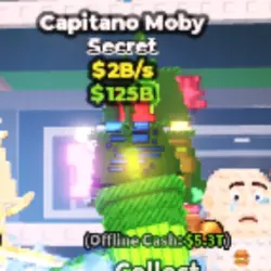 Radioactive Capitano Moby 1.3b s 5 - 15 mins (Секретный пер… — Roblox, лот №239646