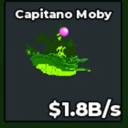 Radioactive Capitano Moby 1.8B s quec (Секретный персонаж) — Roblox, лот №239649