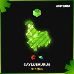 Radioactive Caylusaurus 907.5M s (Секретный персонаж) — Roblox, лот №239653