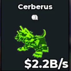 Radioactive Cerberus (f01312) (Секретный персонаж) — Roblox, лот №239657