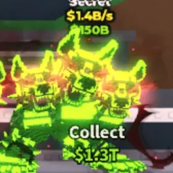 Radioactive Cerberus 1.4B (Секретный персонаж) — Roblox, лот №239668