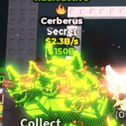 Radioactive Cerberus 2.3B s (Секретный персонаж) — Roblox, лот №239673
