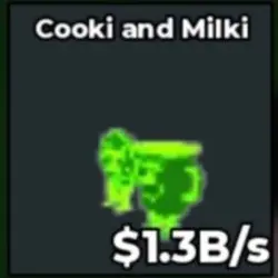 Radioactive Cooki and Milki 1.3B s (Секретный персонаж) — Roblox, лот №239695
