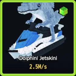Radioactive Dolphini Jetskini 2.5M s (Brainrot God персонаж) — Roblox, лот №239709