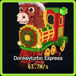 Radioactive Donkeyturbo Express 63.7M s (Секретный персонаж) — Roblox, лот №239711
