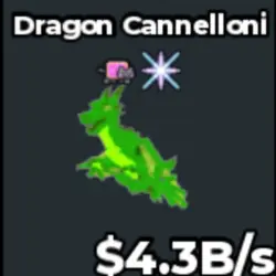 Radioactive Dragon Cannelloni 4.3B s With 2 Trait (Секретны… — Roblox, лот №239715