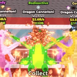 RADIOACTIVE Dragon Cannelloni with snow trait $2.6B S ready… — Roblox, лот №239718