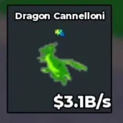 Radioactive Dragon Canneloni 3.1B s with Glitch Trait RAF (… — Roblox, лот №239719