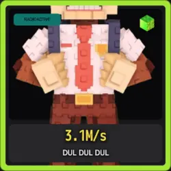 Radioactive Dul Dul Dul 3.1M s (Секретный персонаж) — Roblox, лот №239721