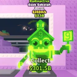 Radioactive Esok Sekolah 255 M s (Секретный персонаж) — Roblox, лот №239723