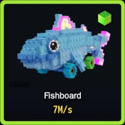 Radioactive Fishboard 7M s (Секретный персонаж) — Roblox, лот №239728