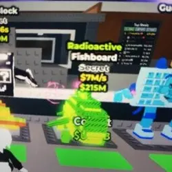 Radioactive Fishboard for craft (Секретный персонаж) — Roblox, лот №239729