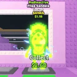 Radioactive Flipa Sandala 51 M s (Секретный персонаж) — Roblox, лот №239732