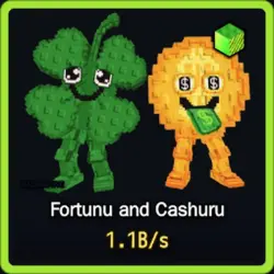 Radioactive Fortunu and Cashuru 1.1B s (Секретный персонаж) — Roblox, лот №239735