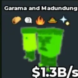 Radioactive Garama and Madundung 1.3B S with ( 5 Trait ) Fa… — Roblox, лот №239760