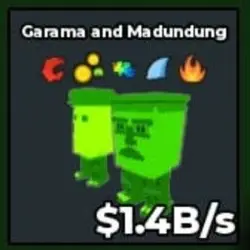 Radioactive Garama and Madundung 1.4B s Lucky Trait Ahyar (… — Roblox, лот №239761