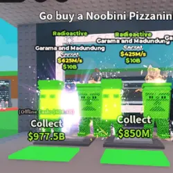 Radioactive Garama and Madundung 425 - 999M s (Секретный пе… — Roblox, лот №239766