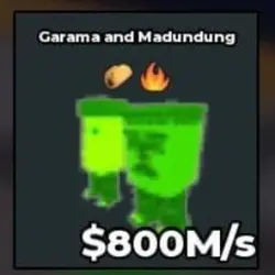 Radioactive Garama and Madundung 800m s (Секретный персонаж) — Roblox, лот №239771