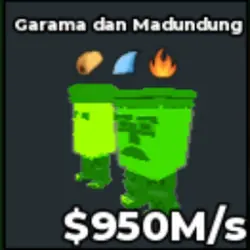 Radioactive Garama and Madundung 950M s moxo (Секретный пер… — Roblox, лот №239772