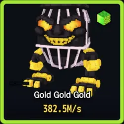 Radioactive Gold Gold Gold 382.5M s (Секретный персонаж) — Roblox, лот №239778
