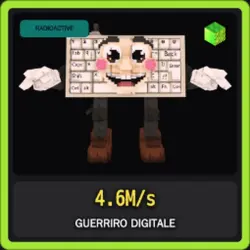 Radioactive Guerriro Digitale 4.6M s (Секретный персонаж) — Roblox, лот №239780