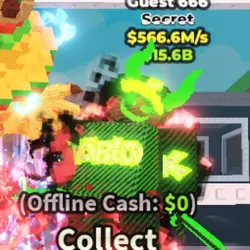 RADIOACTIVE GUEST 666 566.6M S #N5YM3H (Секретный персонаж) — Roblox, лот №239782