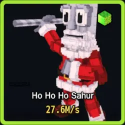 Radioactive Ho Ho Ho Sahur 27.6M s (Секретный персонаж) — Roblox, лот №239784