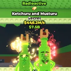 Radioactive Ketchuru and Musturu (Секретный персонаж) — Roblox, лот №239748