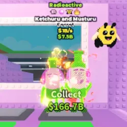 Radioactive Ketchuru and Musturu 1 B s (4 TRAITS) (BEE TRAI… — Roblox, лот №239751