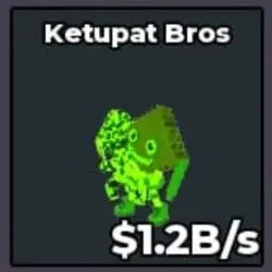 Radioactive Ketupat Bros 1.2B s Low Exist Rare Ahyar (Секре… — Roblox, лот №239788
