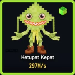 Radioactive Ketupat Kepat 297M s (Секретный персонаж) — Roblox, лот №239793