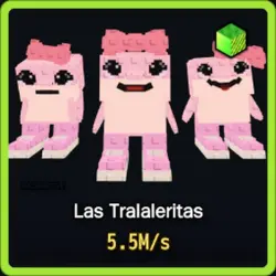 Radioactive Las Tralaleritas 5.5M s (Секретный персонаж) — Roblox, лот №239826