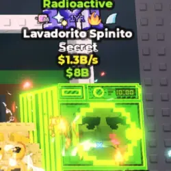 Radioactive Lavadorito Spinito 1.3B s (Секретный персонаж) — Roblox, лот №239827