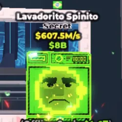 Radioactive Lavadorito Spinito 607.5M s (Секретный персонаж) — Roblox, лот №239830