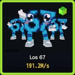 Radioactive Los 67 191.2M s (Секретный персонаж) — Roblox, лот №239832
