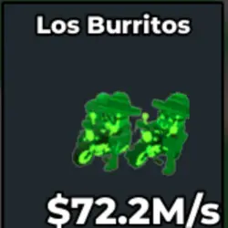 Radioactive Los Burritos 72.2 M s (Секретный персонаж) — Roblox, лот №239836