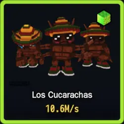 Radioactive Los Cucarachas 10.6M s (Секретный персонаж) — Roblox, лот №239853