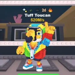 RARE 26 Trait Tuff Toucan 520M s Cometstruck, Explosive, Ma… — Roblox, лот №239862